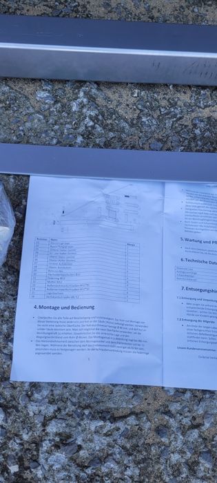 ramię obrotowe AREBOS do wciągarki linowej