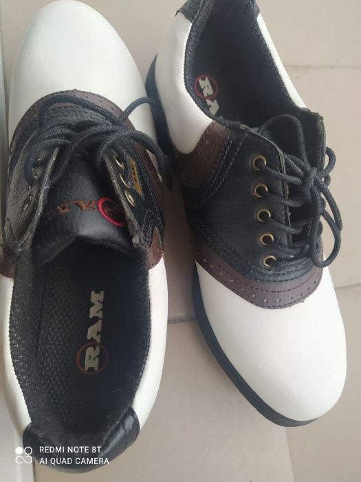 Туфли для гольфа NWT RAM Mens 7 Leather Classic