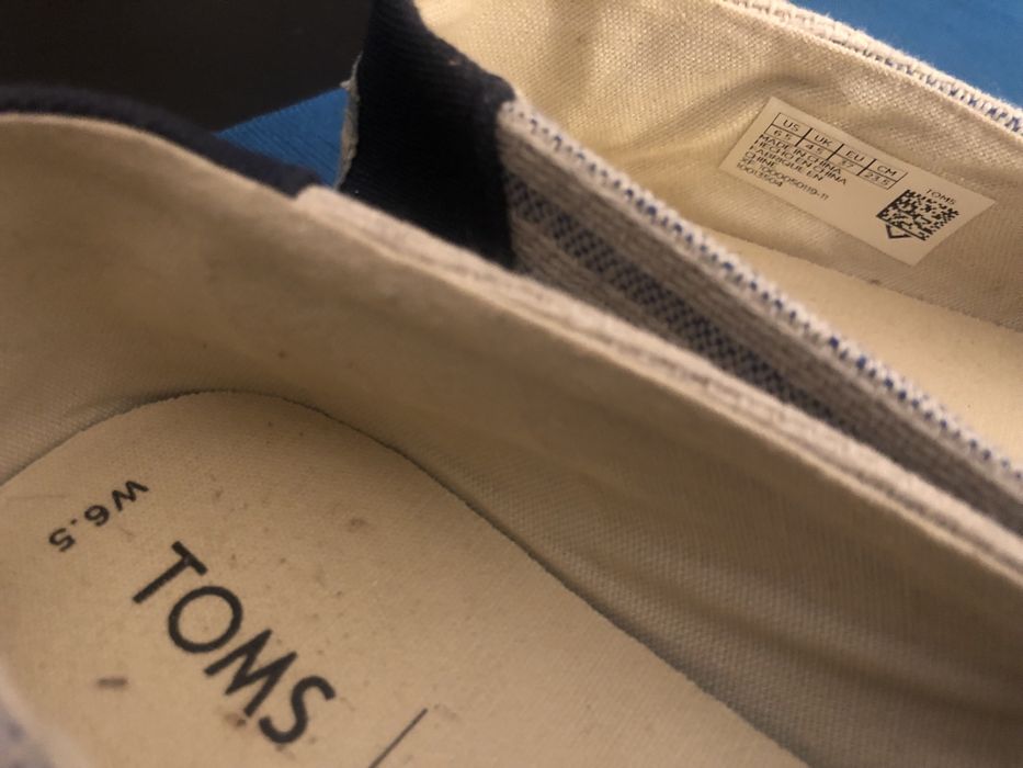Espadryle Toms Navy University R 37