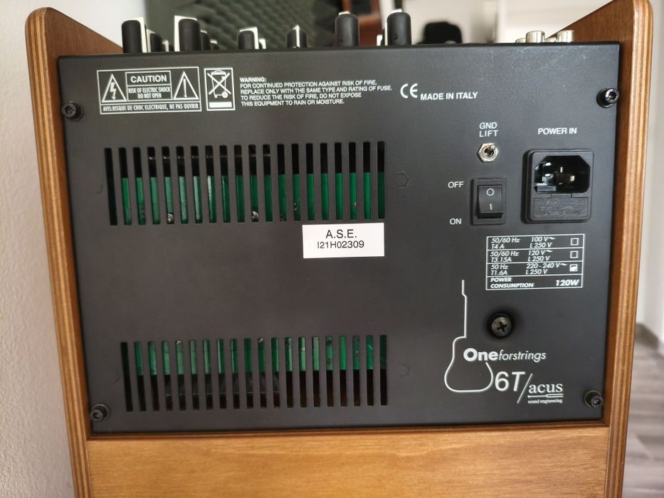 Acus 6T Oneforstrings Wood Natural Amplificador