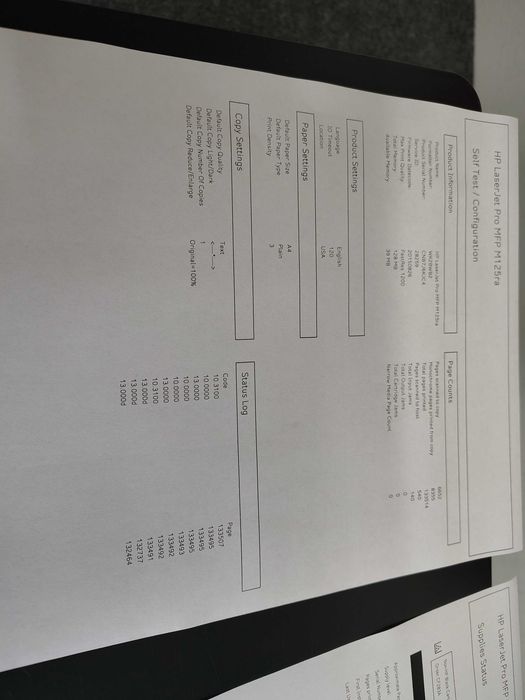HP Laserjet Pro M125ra, drukarka, ksero, skaner, nowy toner.