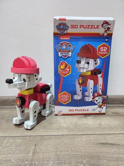 Puzzle piankowe 3D Marshall Psi Patrol