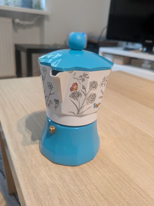 Kawiarka niebieska Dolce Vita 3tz