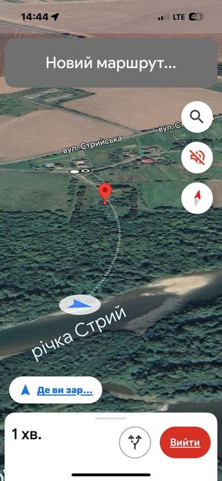 1 га 10км від м.Стрий [біля річки Стрий]