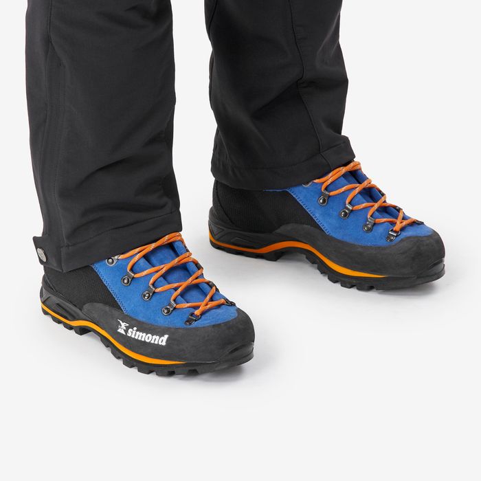 BOTAS DE ALPINISMO Couro e borracha Vibram® HOMEM AZUL