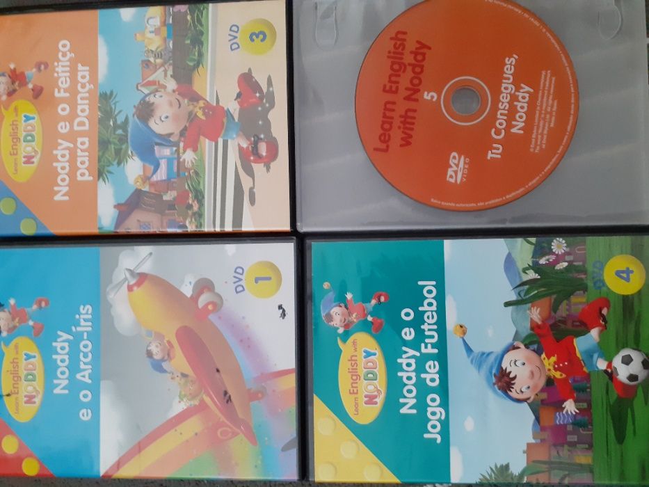 Aprender inglês com o Noddy - 11 DVD's - PORTES GRÁTIS