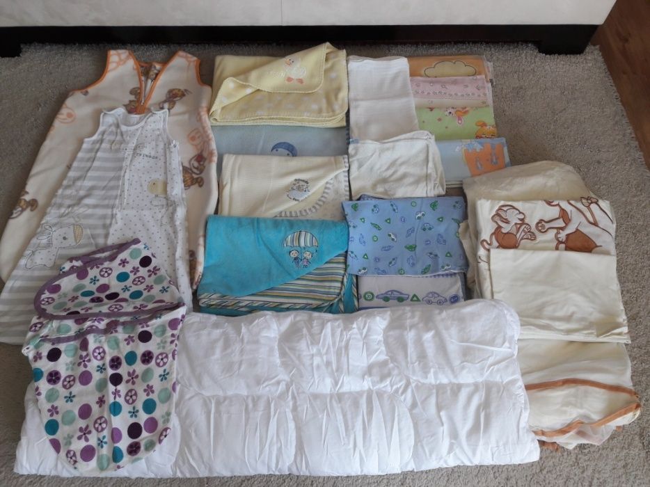 Pościel, kocyki, śpiworki - wyprawka