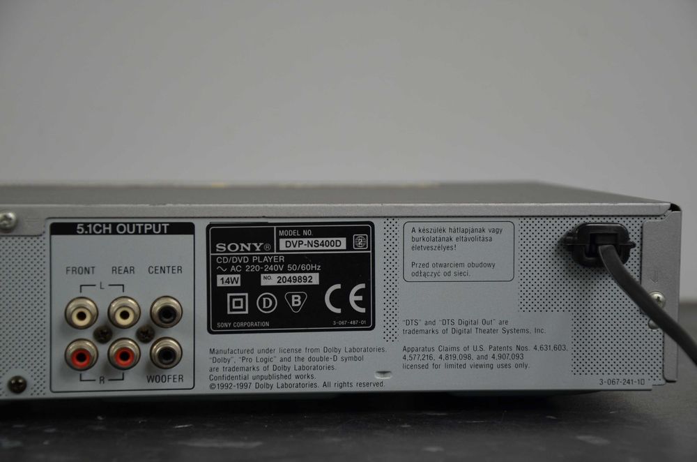 DVD Sony dvp-ns400d oryginał okazja
