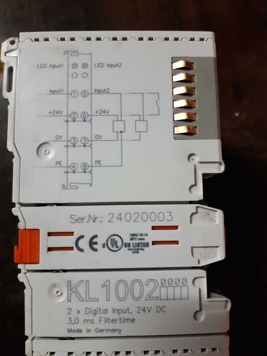 Modulos Beckhoff KL1002,KL2012,KL2032,KL3062,KL4002,KL9010,KL9100.