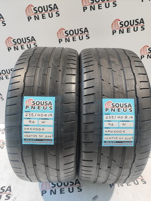 2 pneus semi novos 235-40R19 Hankook - Oferta dos Portes