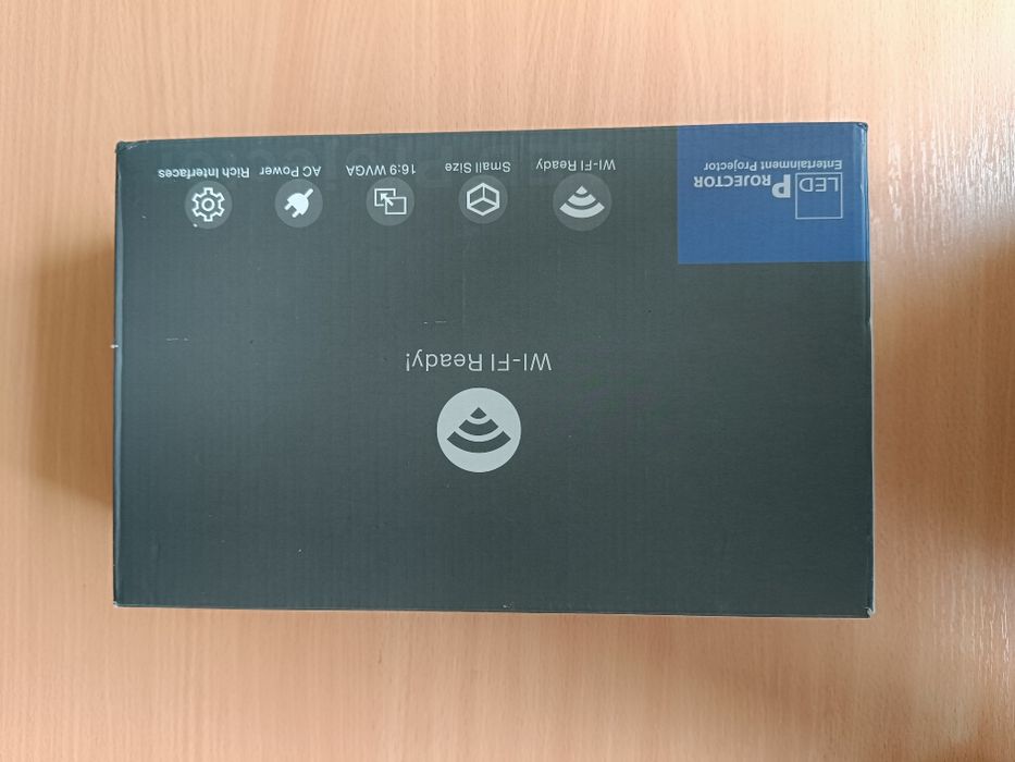 Проектор міні портативний мультимедійний WIFI Black UNIC 46 LCD