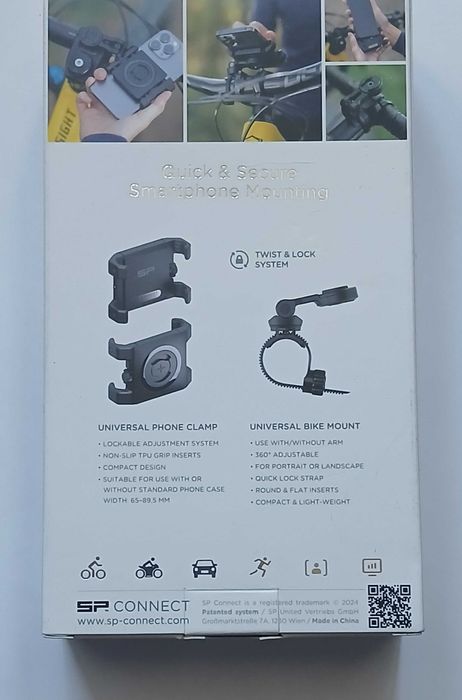 Uchwyt na telefon SP CONNECT Bike Bundle Universal Phone Clamp*org*nowy