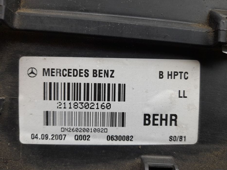 Chauffage / sofagem completa MERCEDES-BENZ Classe E (W211)