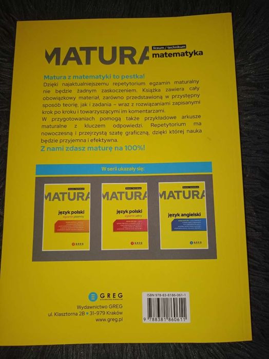 Matura matematyka wyd.greg