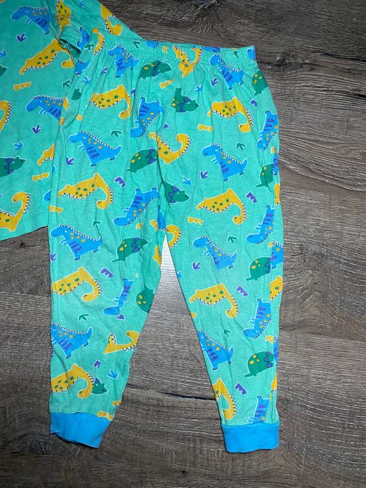 бавовняна піжама з динозавриками хлопчику 3-4р.комплект кофта штани