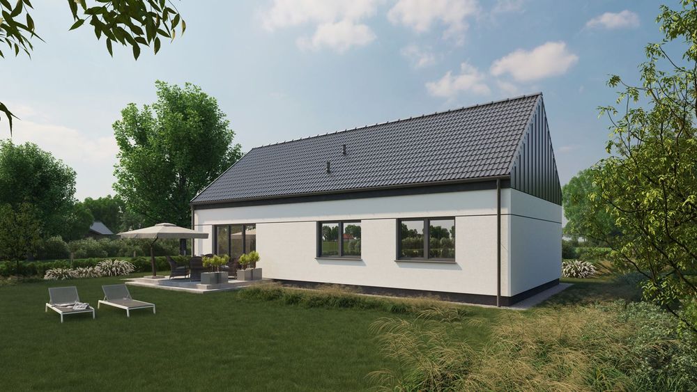 Komfortowy dom  | 95 m² | działka 800 m² | niskie rachunki |kanalizacja |wodociąg Safe House