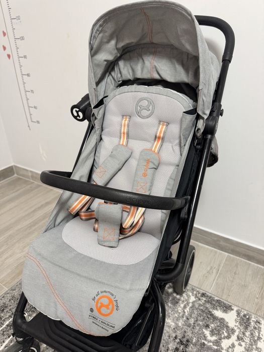 Дитяча прогулянковп коляска Cybex Eesy S Plus 2 Lava Grey