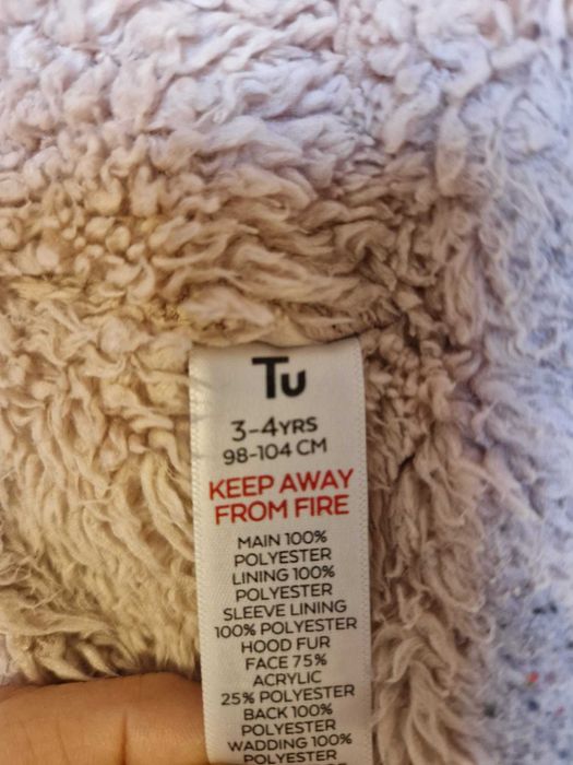 Kurtka, płaszczyk zimowy ciepły 98/104