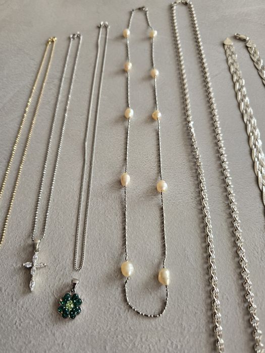 Чокер кольє ланцюжок срібло