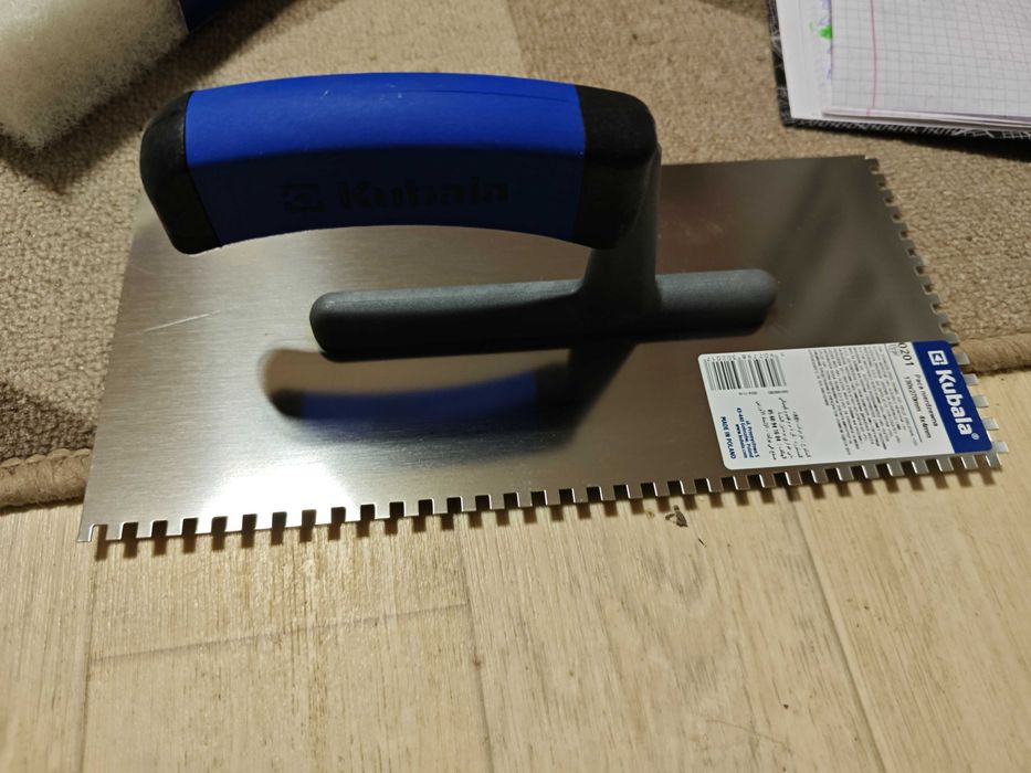 Paca nierdzewna Zębata KUBALA 130x270 mm ,zęby 4x4 mm