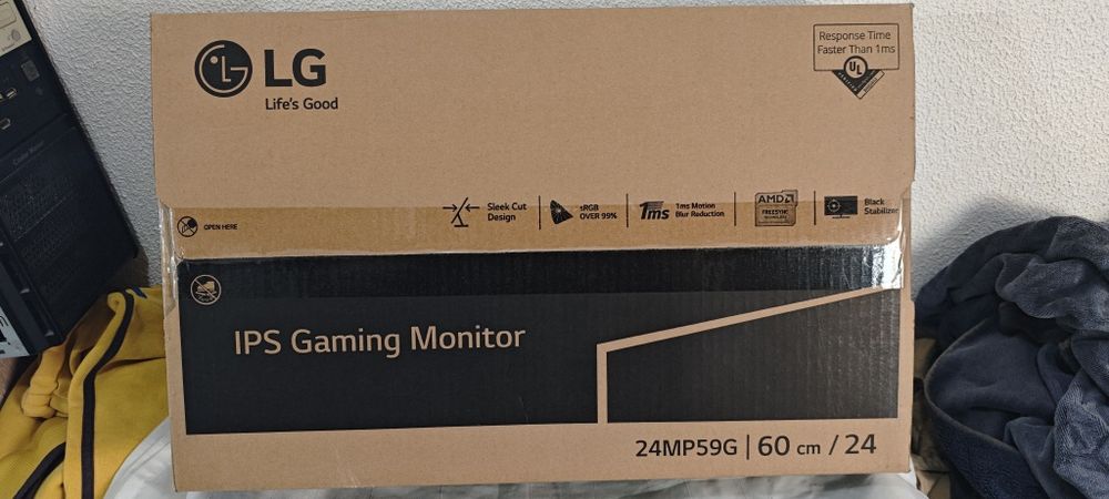 Monitor LG 2a polegadas VGA-HDMI-DP
