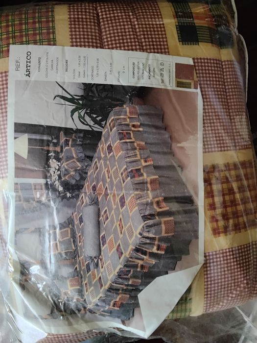 Conjunto edredon solteiro