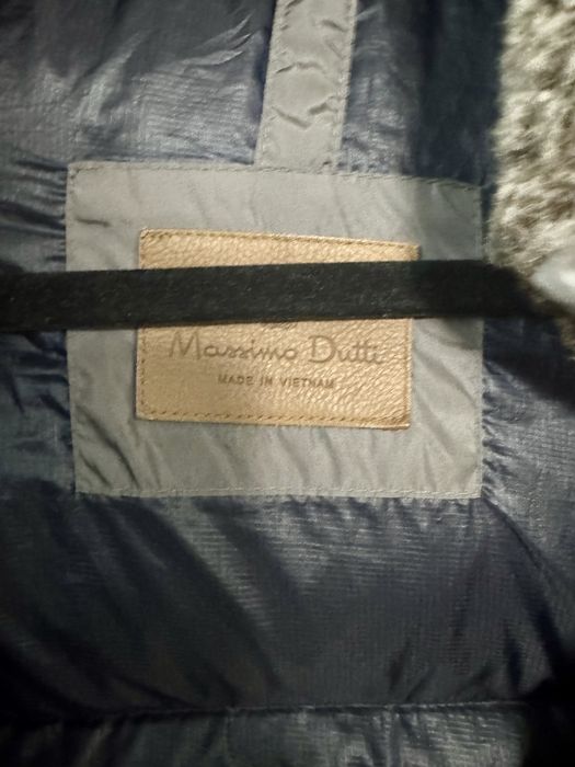 Пухова куртка massimo dutti