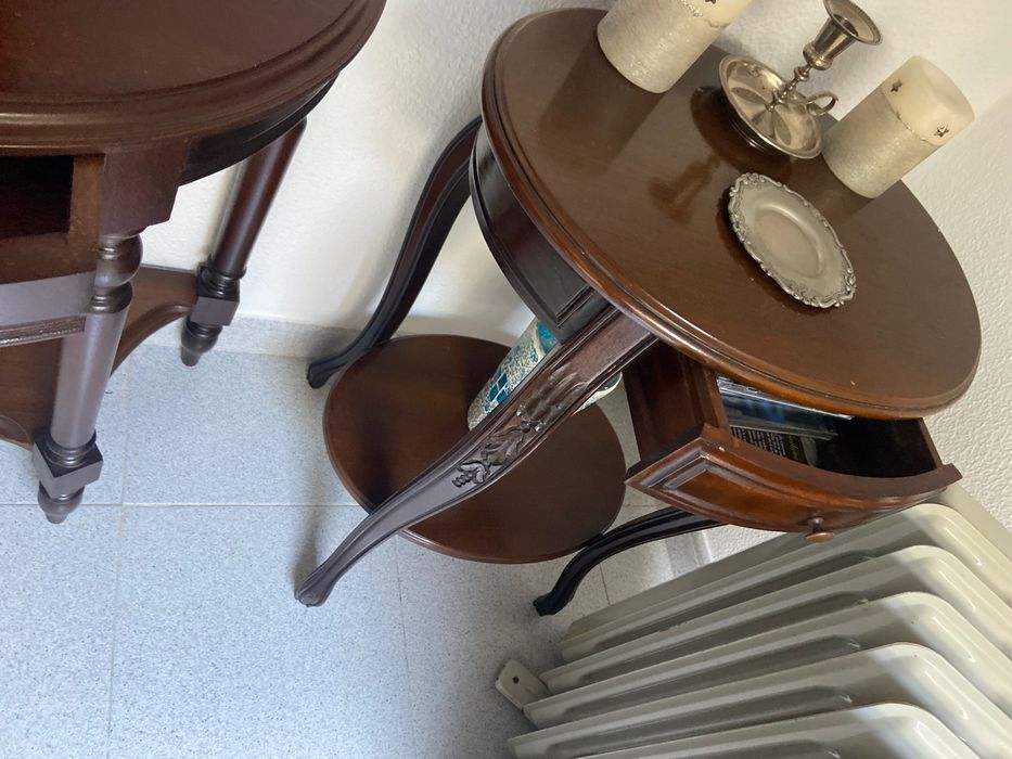 Mesas de apoio Madeira