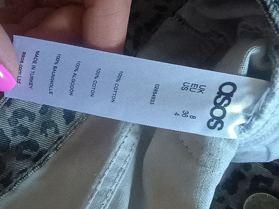 ASOS jeansowe spodenki S 36