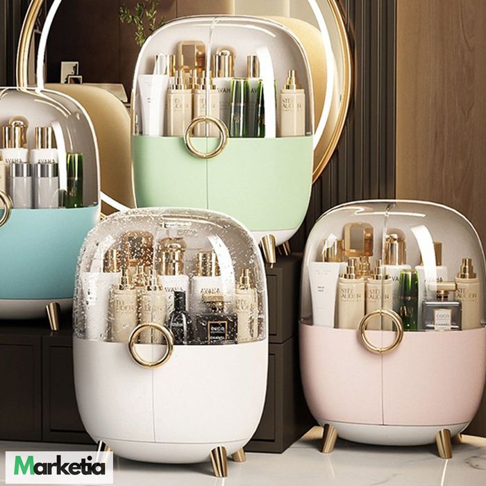 NOWY Organizer Verkam EVE szkatułka na kosmetyki biżuterię biała duża