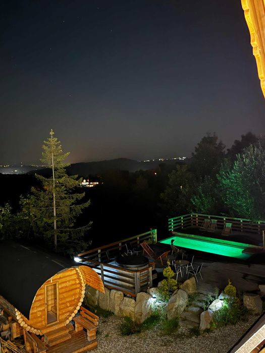 Domek Zakopane basen całoroczny jacuzzi Spa domki i apartamenty