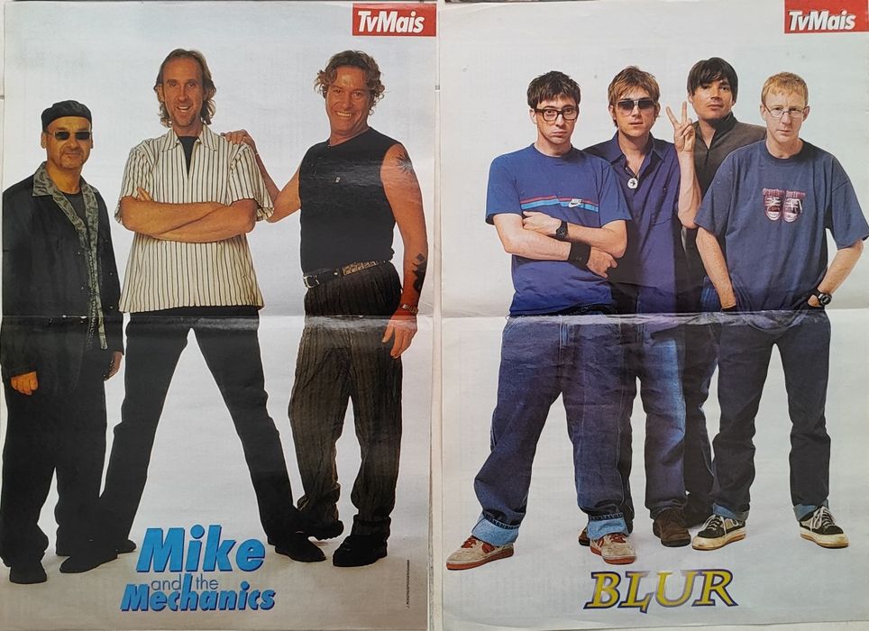 Lote de Posters TV Mais – Anos 90/2000 | Música e Entretenimento