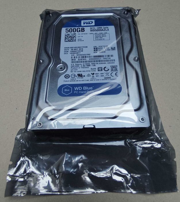 Dysk Twardy 500GB 3.5" SATA NOWY
