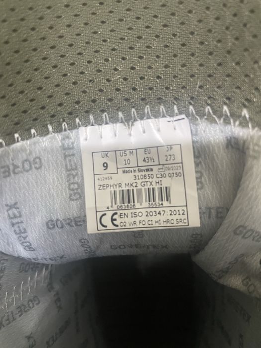 Черевики "Lowa zephyr MK2 GTX HI GREEN