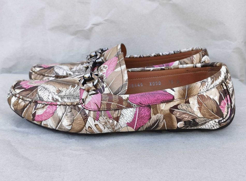Шкіряні лофери мокасини Salvatore Ferragamo 40. 5 р Оригінал Італія
