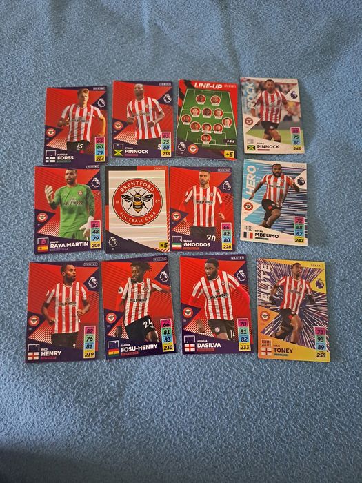 Karty piłkarskie Brentford