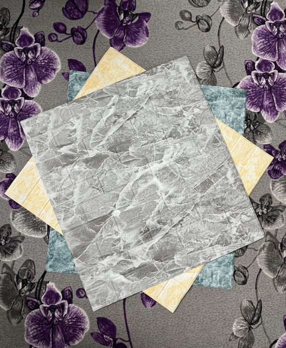 Безкоштовна доставка! Самоклеючі 3д панелі, самоклейка ПВХ, обои