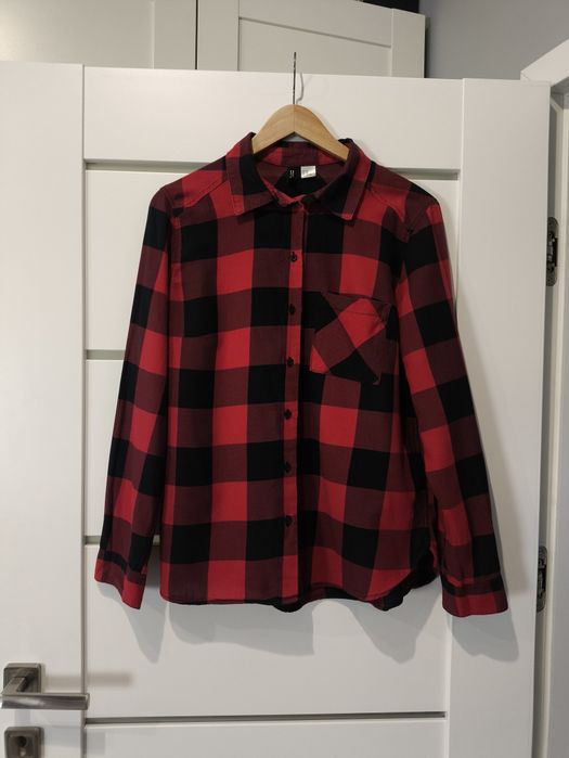 Koszula damska w kratkę H&M rozmiar M