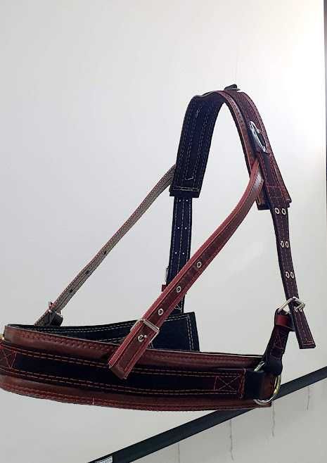 Упряж на коня,шлея,наритник українки,шкірозамінник.Ручна робота