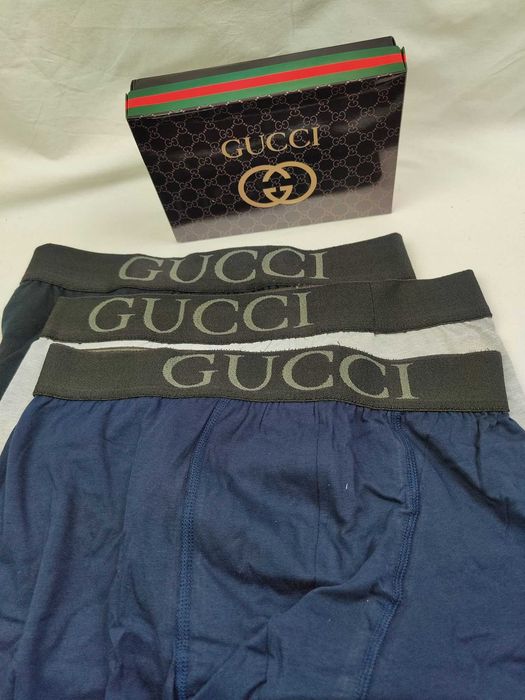 3pak bokserki majtki Gucci meskie premium
