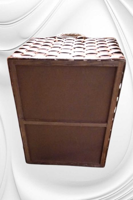 cesto artesanal grande novo forrado