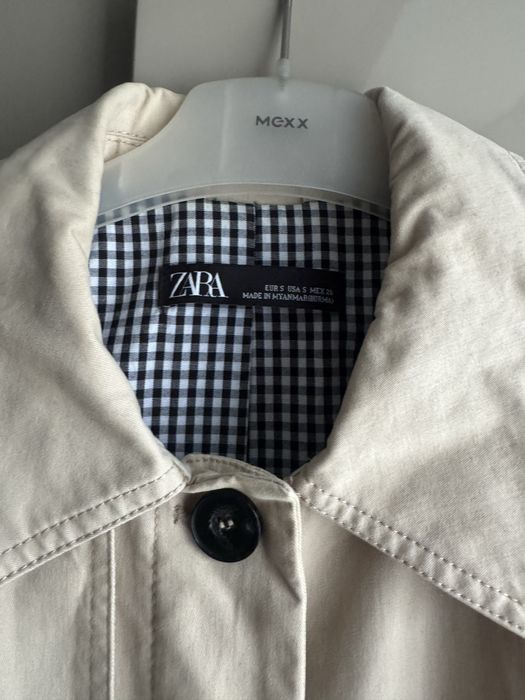 Укорочений тренч жіночий жакет бомбер куртка Zara