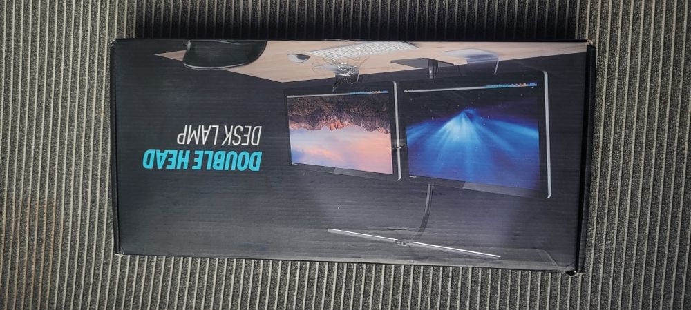 Lampa biurkowa LED podwójna 80 cm 24W regulowana
