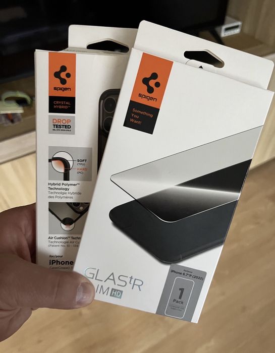 Zestaw Spigen do iPhone 14 Pro Max!! Etui + szkło hartowane od Spigen, wysyłka 24H paczkomat