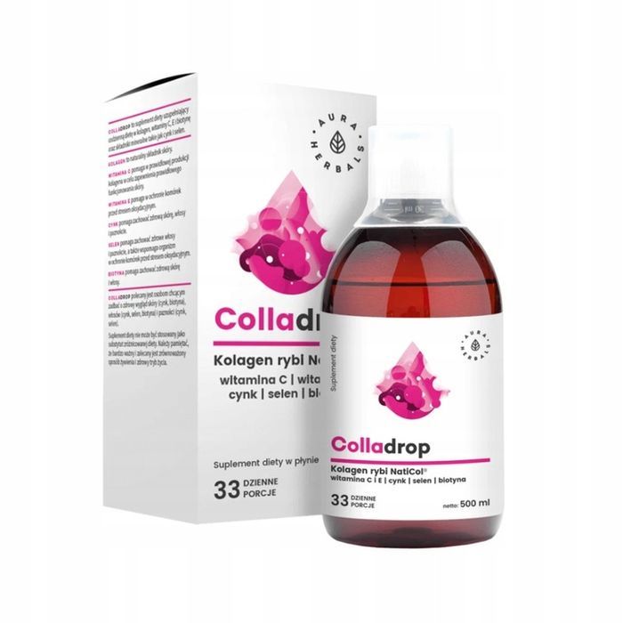 aura herbals colladrop kolagen rybi naticol 500 ml