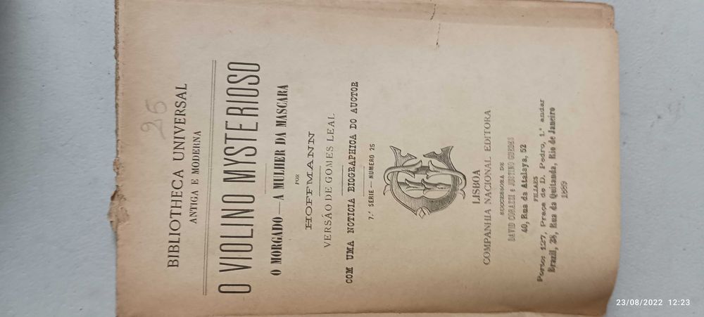 Livro Pa-3 - Hoffmann - O violino mysterioso