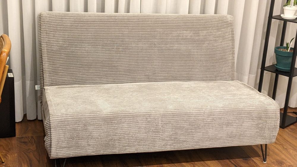 Sofá Cama 2 lugares veludo cinza NIO | Maison Du Monde + Top