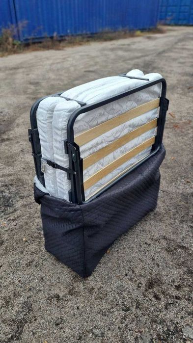 Розкладачка розкладне ліжко раскладушка раскладная кровать с матрасом