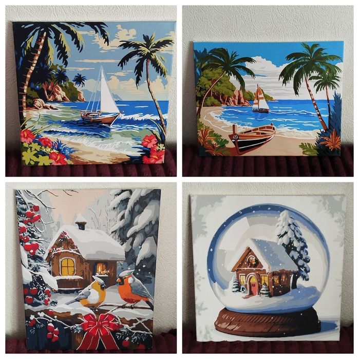 Картини по номерам готові