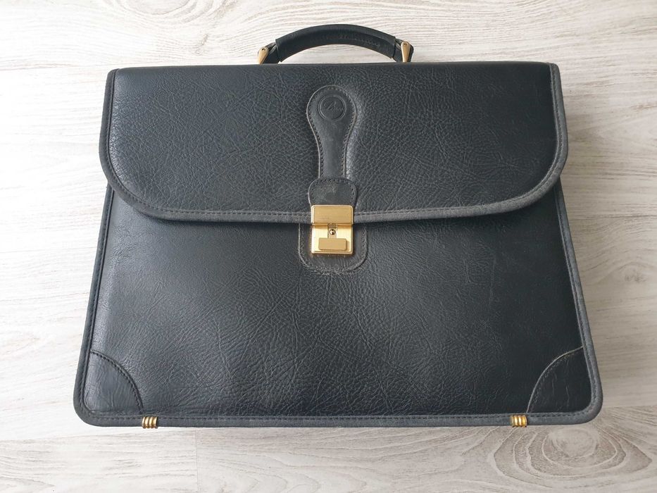 Mala executiva Briefcase couro